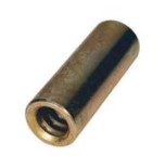 1/2" - 6 COIL THREAD COUPLING - 2-1/2" OAL, SMOOTH ROUND